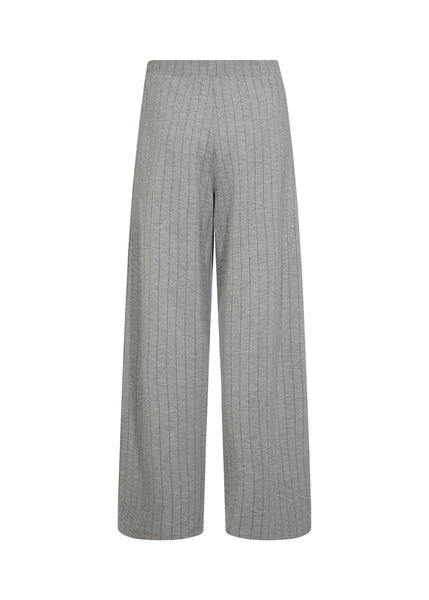 SOYACONCEPT Pinstripe Joggers in Grey