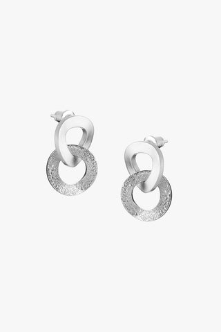 Tutti & Co Unity Earrings In Silver