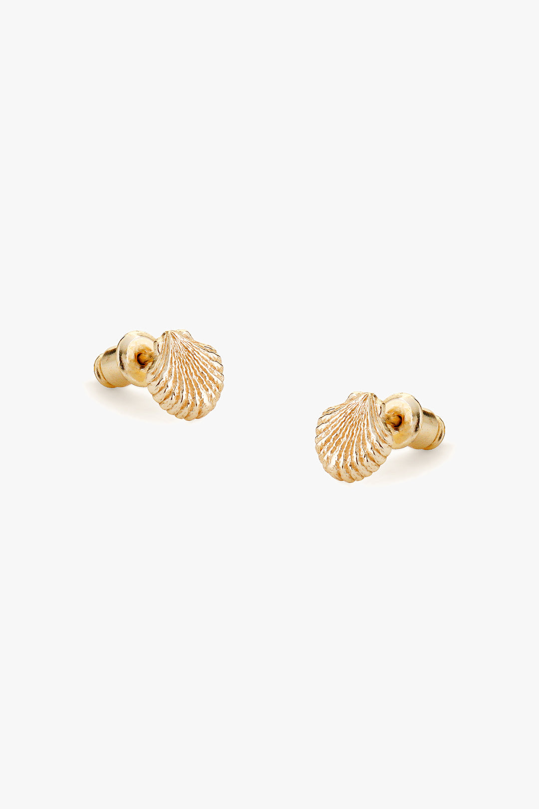 Tutti & Co Shell Earrings in Gold