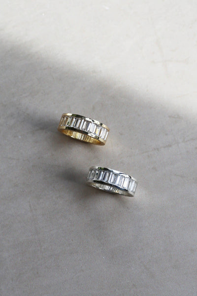 Tutti & Co Flare Ring In Silver