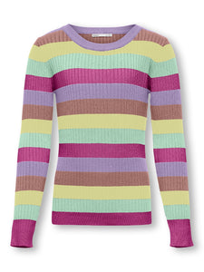 Kids Only Multicoloured Striped Knit Top