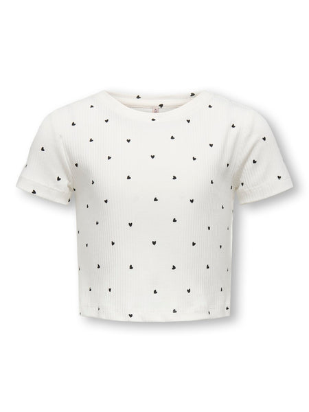 Kids Only Heart T-Shirt in White
