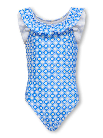 Kids Only Floral Swimsuit in Blue