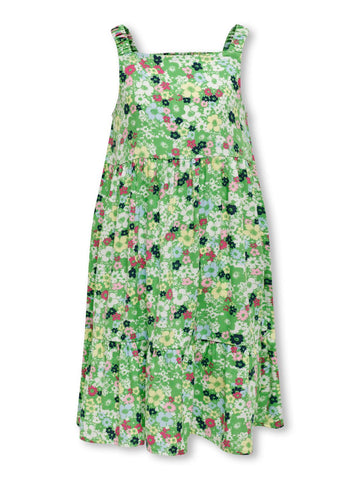Kids Only Floral Sleeveless Dress in Green