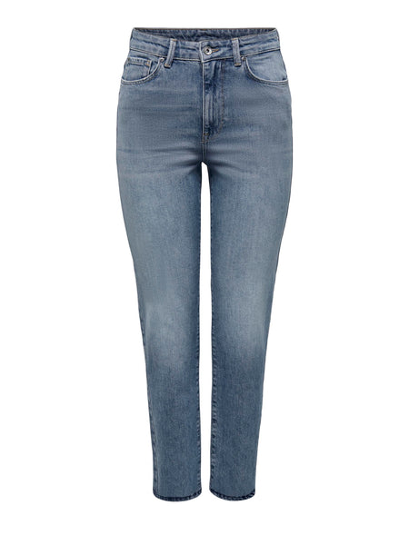 Only ONLEMILY Straight Fit Jeans in Blue