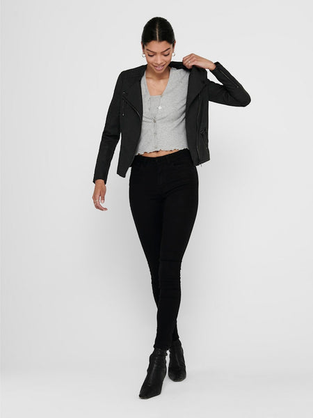 ONLY Biker Jacket in Black