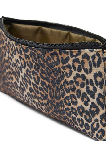Only Leopard Print Beach Purse in Brown
