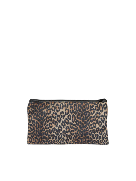Only Leopard Print Beach Purse in Brown