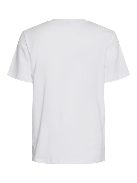 Pieces "Arizona" Printed T-Shirt in White