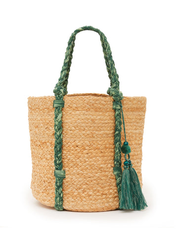 Great Plains Bora Textured Basket Bag in Beige