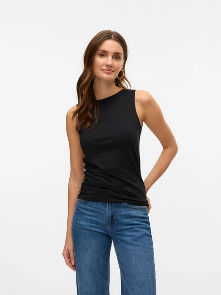 VERO MODA Tank Top in Black