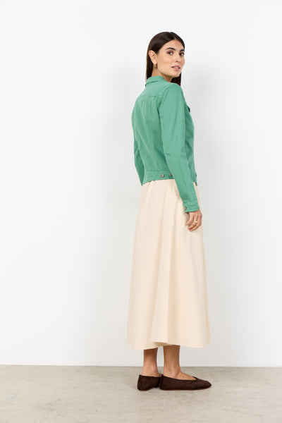 SOYACONCEPT Denim Jacket in Green