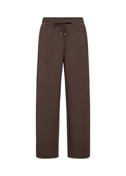 SOYACONCEPT Wide Leg Joggers in Brown