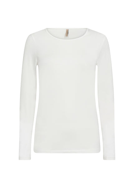 Soyaconcept Long Sleeve Top in White