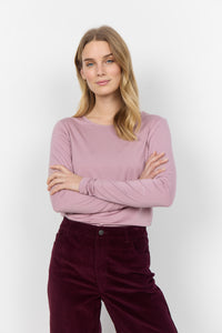 Soyaconcept Long Sleeve Top in Pink