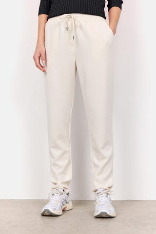 Soyaconcept Straight Leg Joggers in Cream