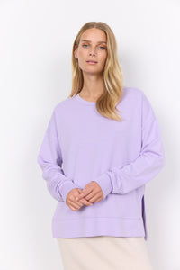 Soyaconcept Round Neck Sweatshirt in Lilac
