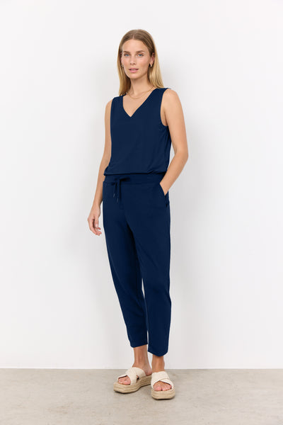 SOYACONCEPT V-Neck Tank Top in Navy