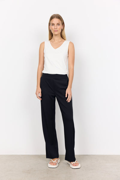 SOYACONCEPT V-Neck Tank Top in Cream