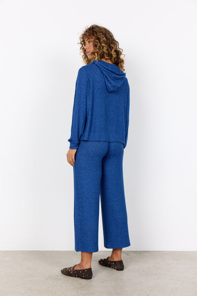 SOYACONCEPT Knitted Hoodie in Blue