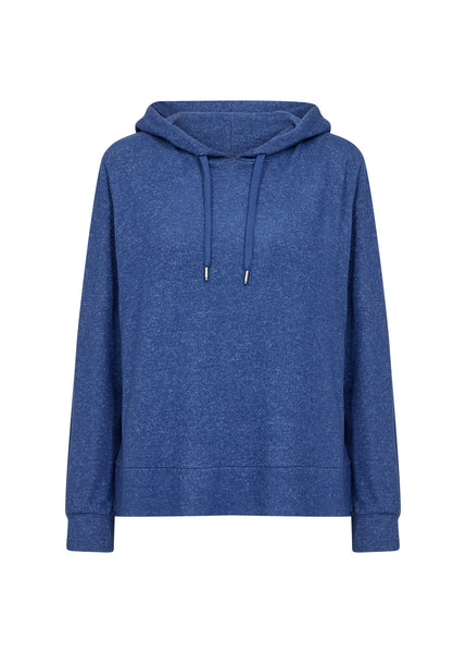 SOYACONCEPT Knitted Hoodie in Blue