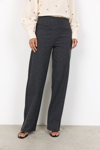 SOYACONCEPT Straight Leg Trousers in Grey