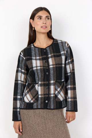 SOYACONCEPT Checked Jacket in Black