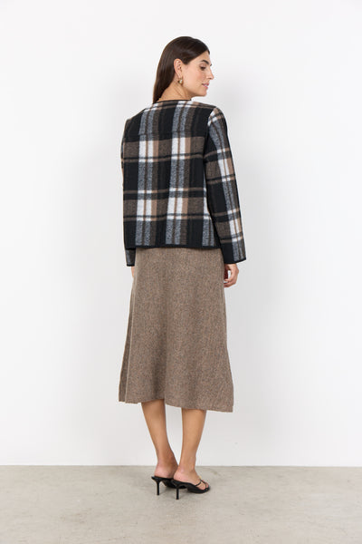 SOYACONCEPT Checked Jacket in Black
