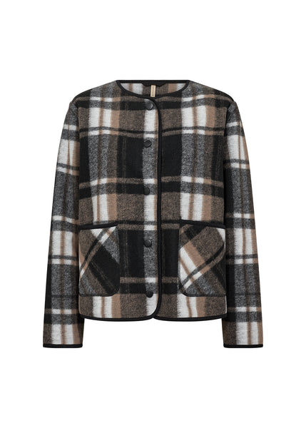 SOYACONCEPT Checked Jacket in Black