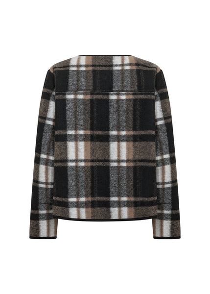 SOYACONCEPT Checked Jacket in Black