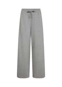 SOYACONCEPT Pinstripe Joggers in Grey