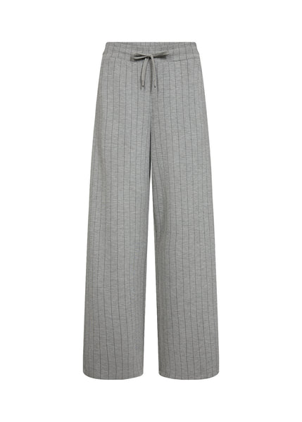 SOYACONCEPT Pinstripe Joggers in Grey