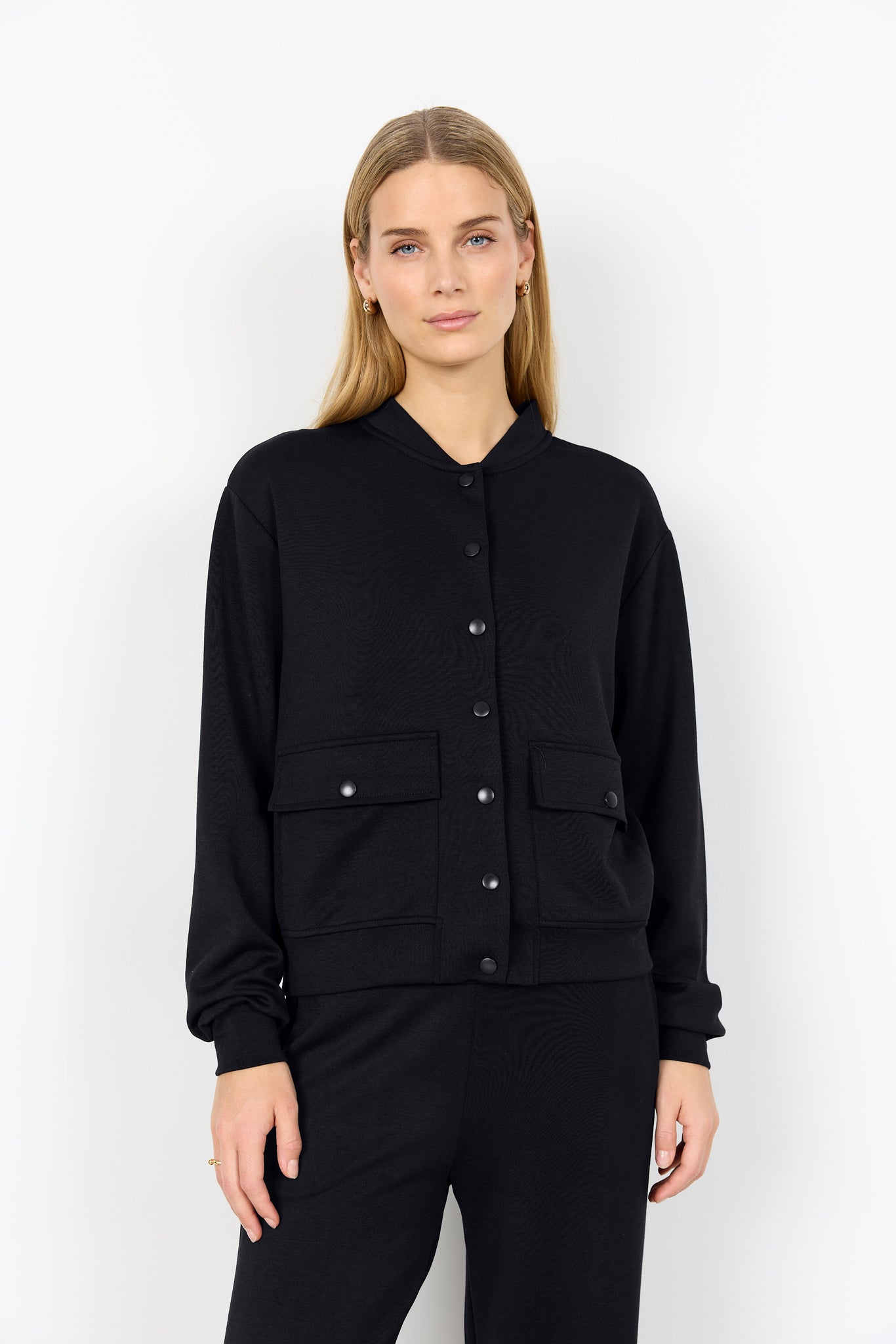SOYACONCEPT Bomber Jacket in Black