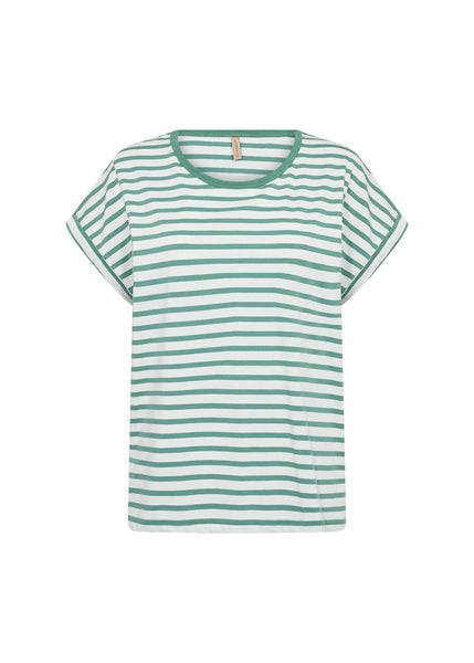 SOYACONCEPT Striped T-Shirt in Green