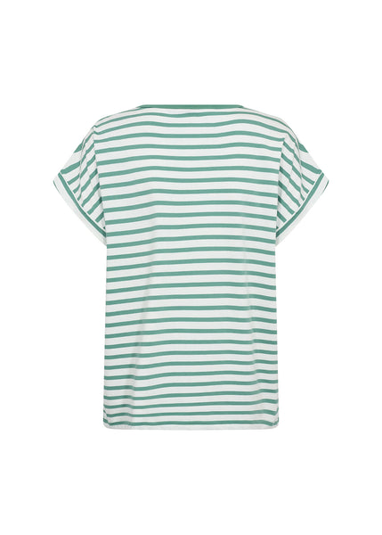 SOYACONCEPT Striped T-Shirt in Green