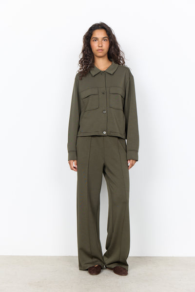 SOYACONCEPT Collar Jacket in Green
