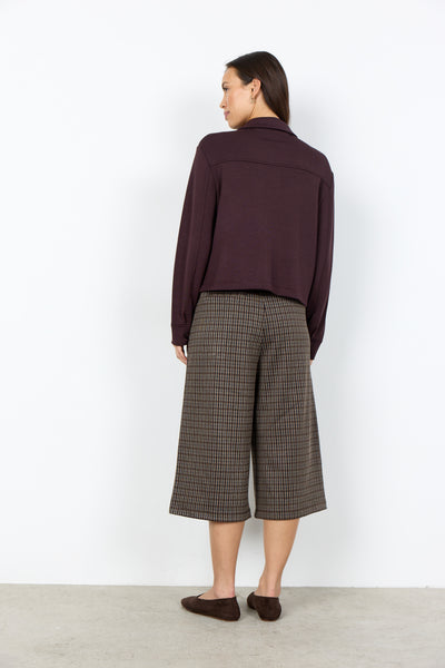 SOYACONCEPT Collar Jacket in Burgundy