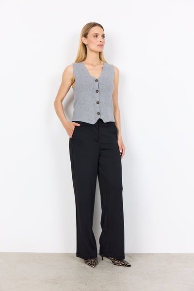 SOYACONCEPT Knitted Waistcoat in Grey