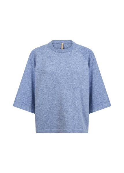 SOYACONCEPT 2/4 Sleeve Knit Jumper in Blue