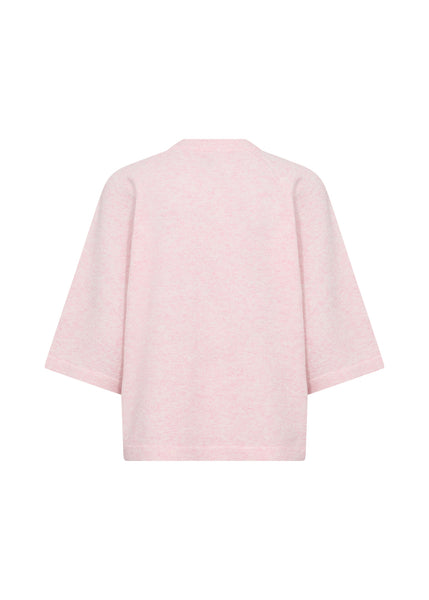 SOYACONCEPT 2/4 Sleeve Knit Jumper in Pink