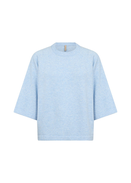 SOYACONCEPT 2/4 Sleeve Knit Jumper in Blue
