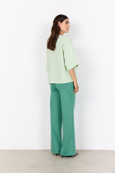 SOYACONCEPT 2/4 Sleeve Knit Jumper in Green