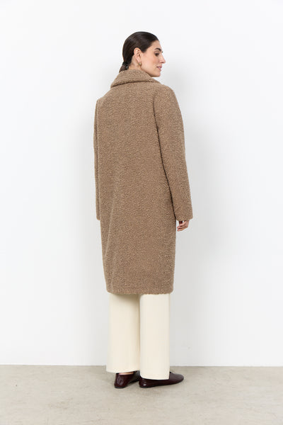 SOYACONCEPT Teddy Coat in Camel