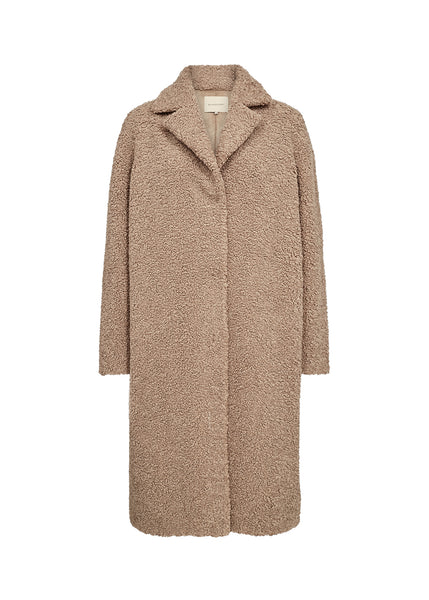 SOYACONCEPT Teddy Coat in Camel