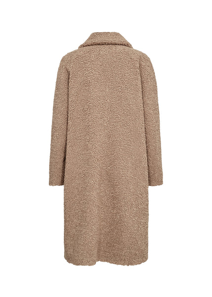 SOYACONCEPT Teddy Coat in Camel