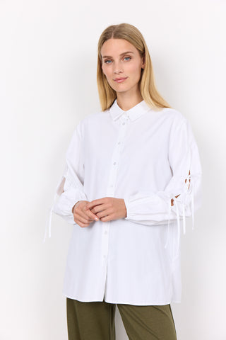 Soyaconcept Tie Detail Shirt in White