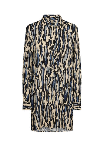 Soyaconcept Animal Print Tunic in Beige