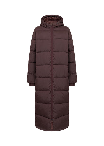 SOYACONCEPT Long Padded Coat in Brown