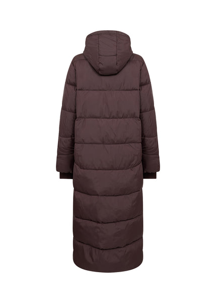 SOYACONCEPT Long Padded Coat in Brown