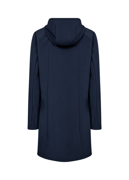 SOYACONCEPT Jacket With Hood in Navy
